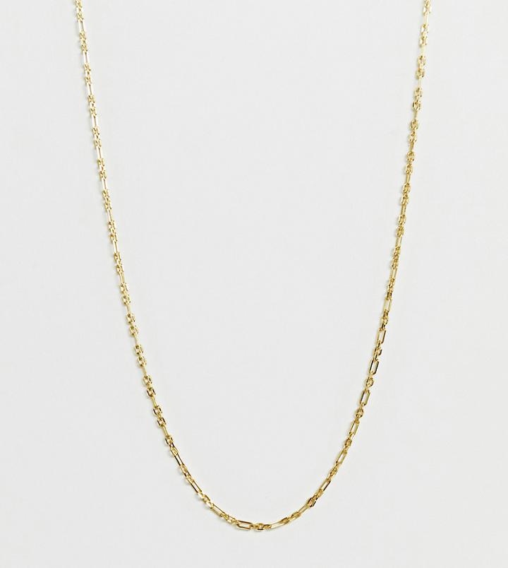 Galleria Armadoro Gold Plated Links Chain Necklace - Gold