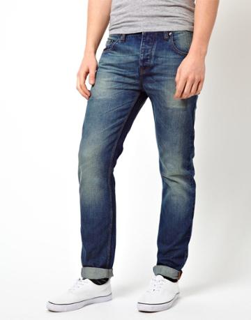 Asos Slim Jean In Mid Wash