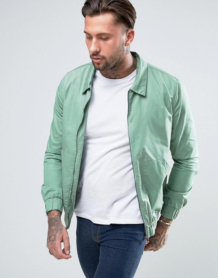 Another Influence Harrington Jacket - Green