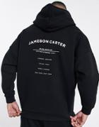 Jameson Carter Taylor Oversize Hoodie In Black