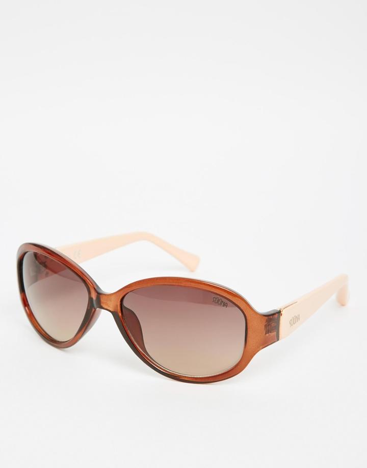 Suuna Oversized Oval Sunglasses