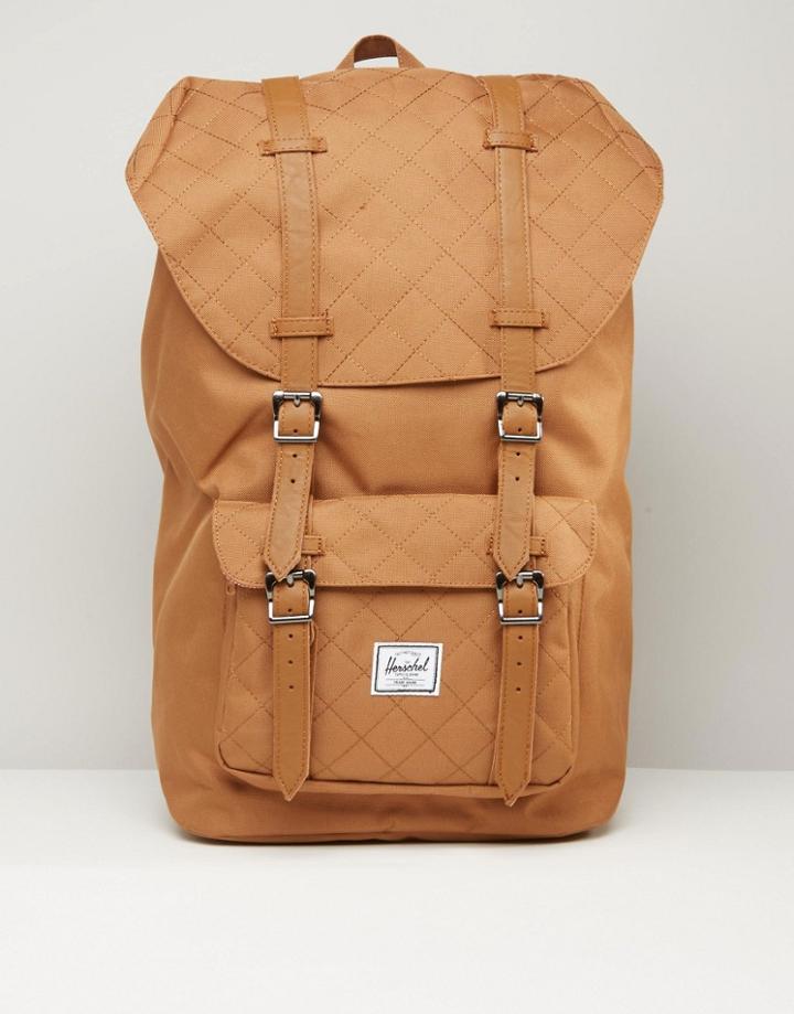 Herschel Supply Co Little America Quilted Backpack 25l - Brown