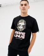 Aape By A Bathing Ape T-shirt With Large Force Logo In Black - Black