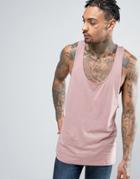 Asos Tank With Extreme Racer Back - Pink