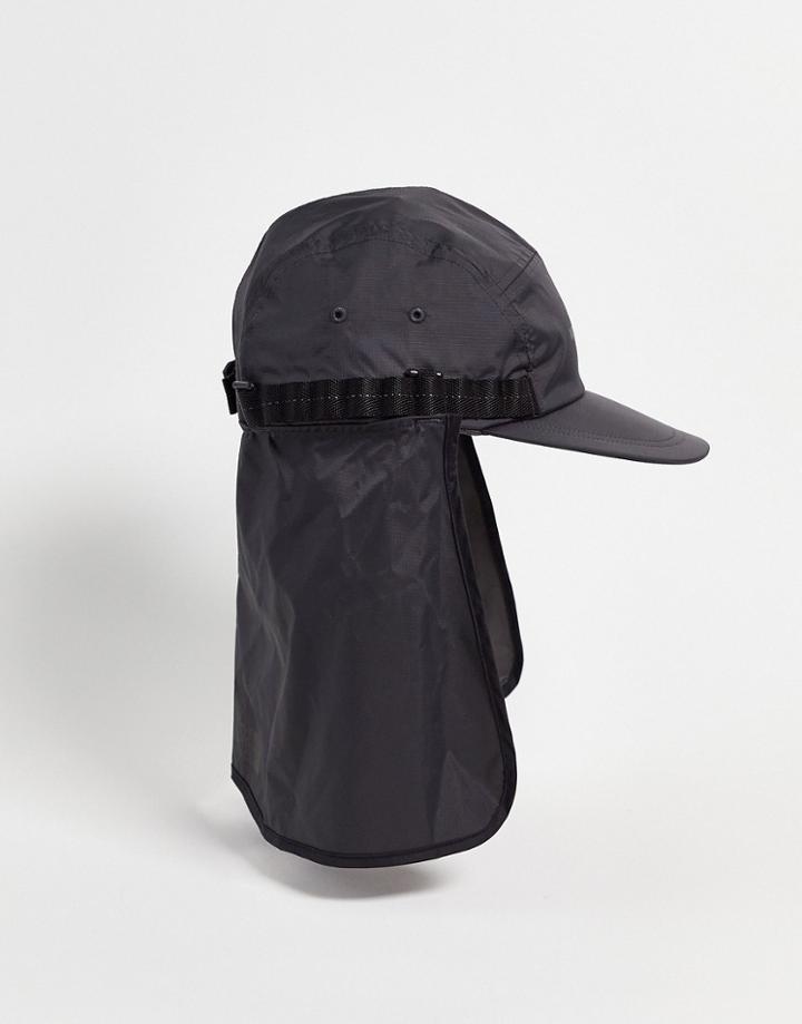 The North Face Flyweight Sunshield 5 Panel Cap In Black