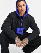 Adidas Originals Adventure Hoodie In Black With Polarbear Graphic