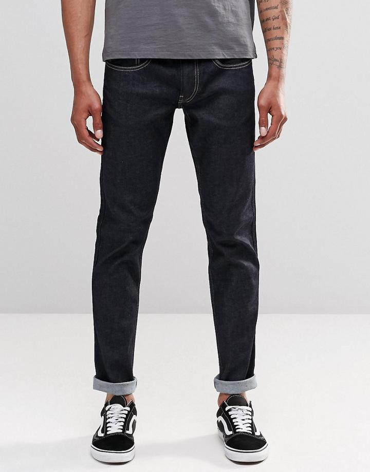 Replay Anbass Slim Jeans Stretch Forever Dark Rinse Wash - Rinse Wash