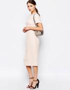New Look Crepe Midi Dress - Pink