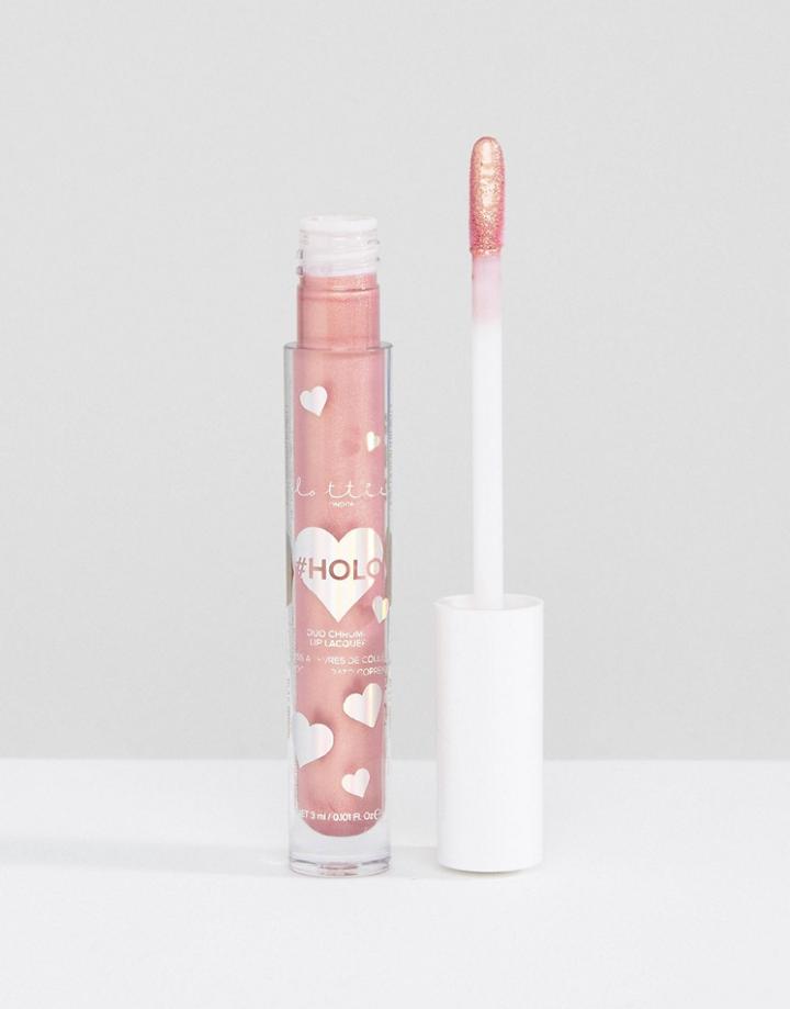 Lottie #holo Chrome Lipgloss - Purple