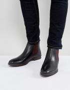 Red Tape Chelsea Boots With Contrast - Black