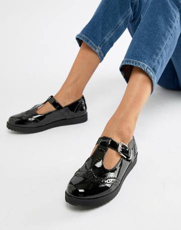 Truffle Collection Flat Shoes - Black