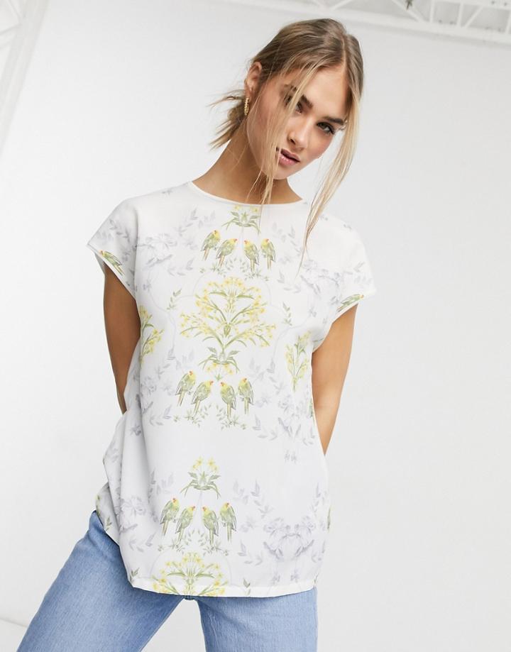Ted Baker Sonjja Top In Cream-white
