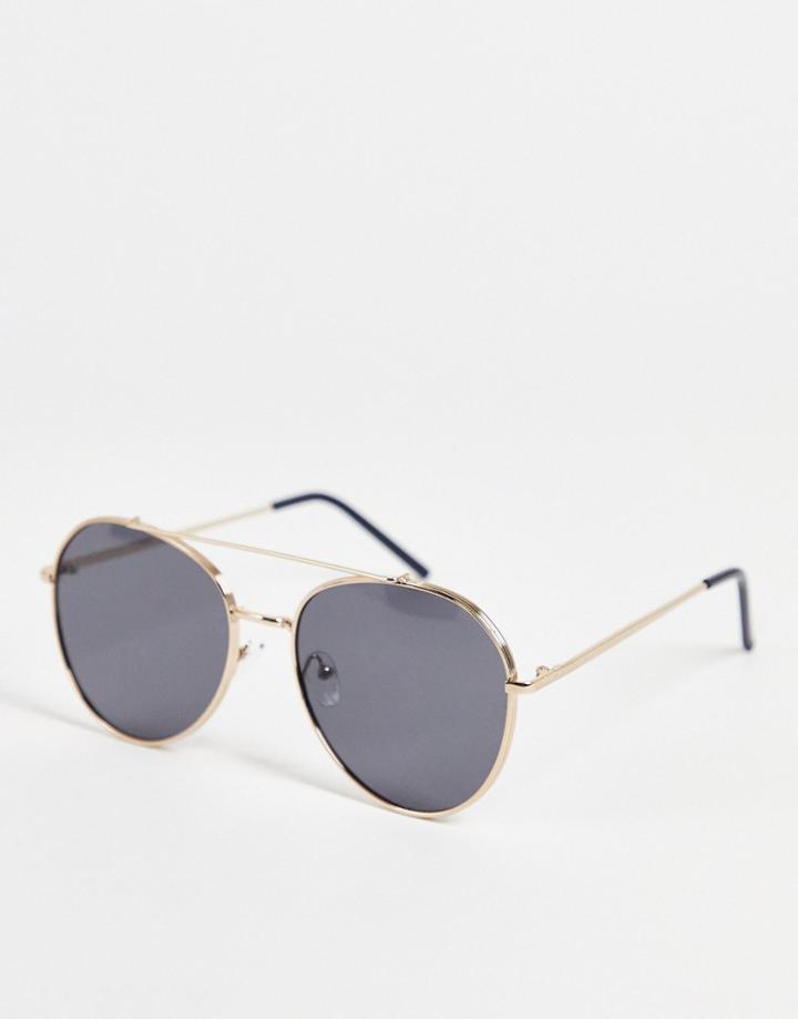 Aj Morgan Victory Aviator Style Sunglasses-black