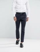 Selected Homme Slim Suit Pant In Wool Mix - Navy