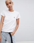 Carhartt Wip Shrunken T-shirt With Embroidered Logo - Multi