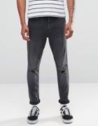 Cheap Monday Tight Skinny Jeans Shadow - Gray