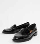 Asos Design Mantra Loafer Flat Shoes - Black