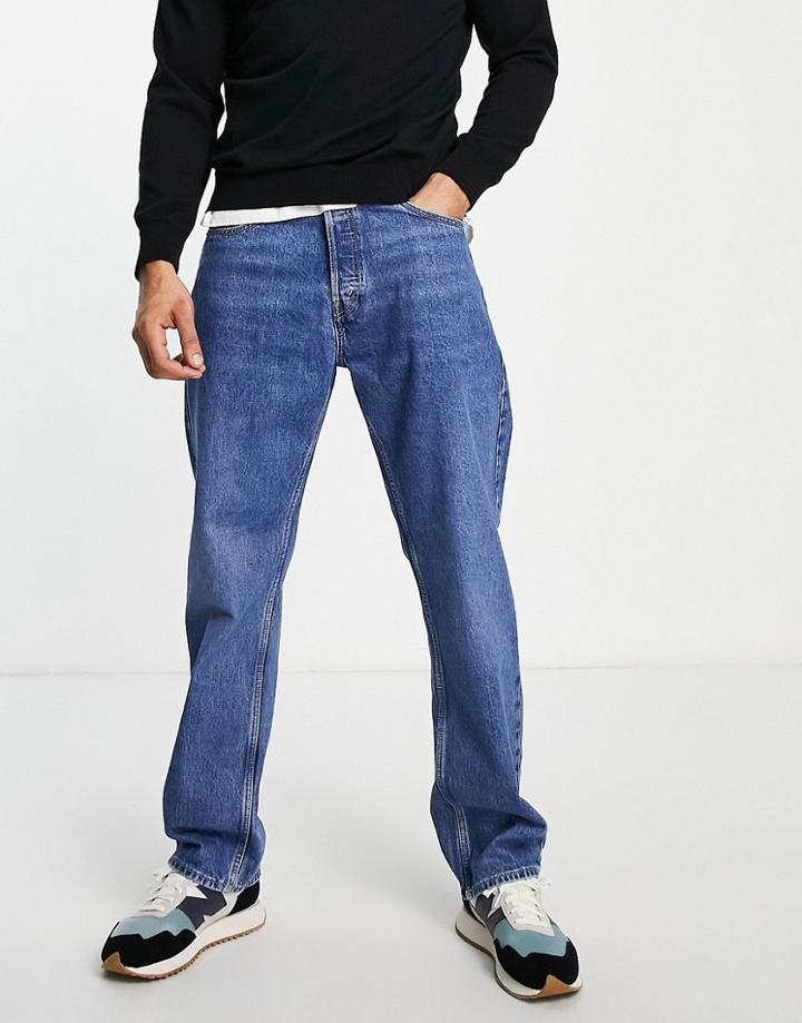 Weekday Space Jeans In Sea Blue