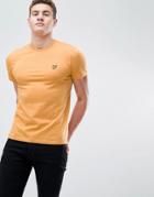 Lyle & Scott Logo T-shirt In Pale Orange - Orange