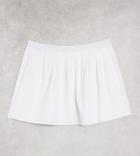Asyou Pleated Tennis Mini Skirt In White