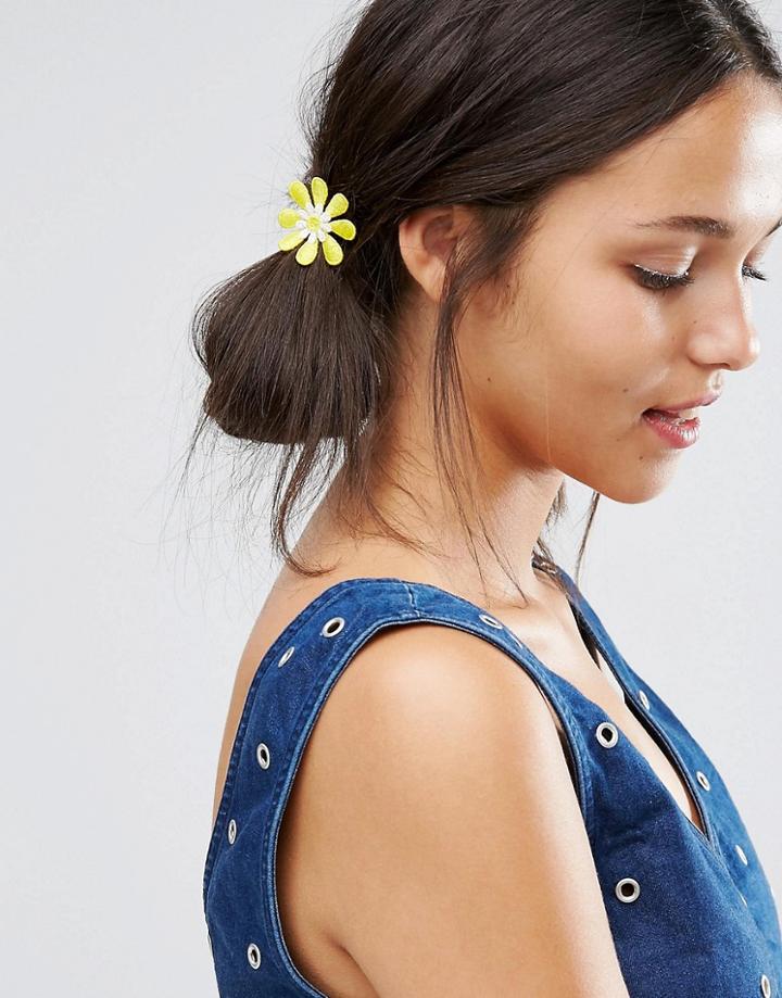 Suzywan Daisy Crochet Hair Clips - Multi