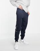 Nicce Pulse Taping Sweatpants In Navy