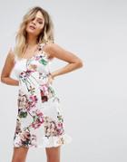 Boohoo Cold Shoulder Cami Dress - Multi