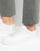 Selected Homme Davied Leather Sneakers - White