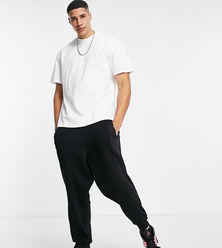 Bolongaro Trevor Tall Raiko Drop Crotch Sweatpants-black