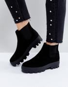 Asos Arena Chunky Chelsea Boots - Black