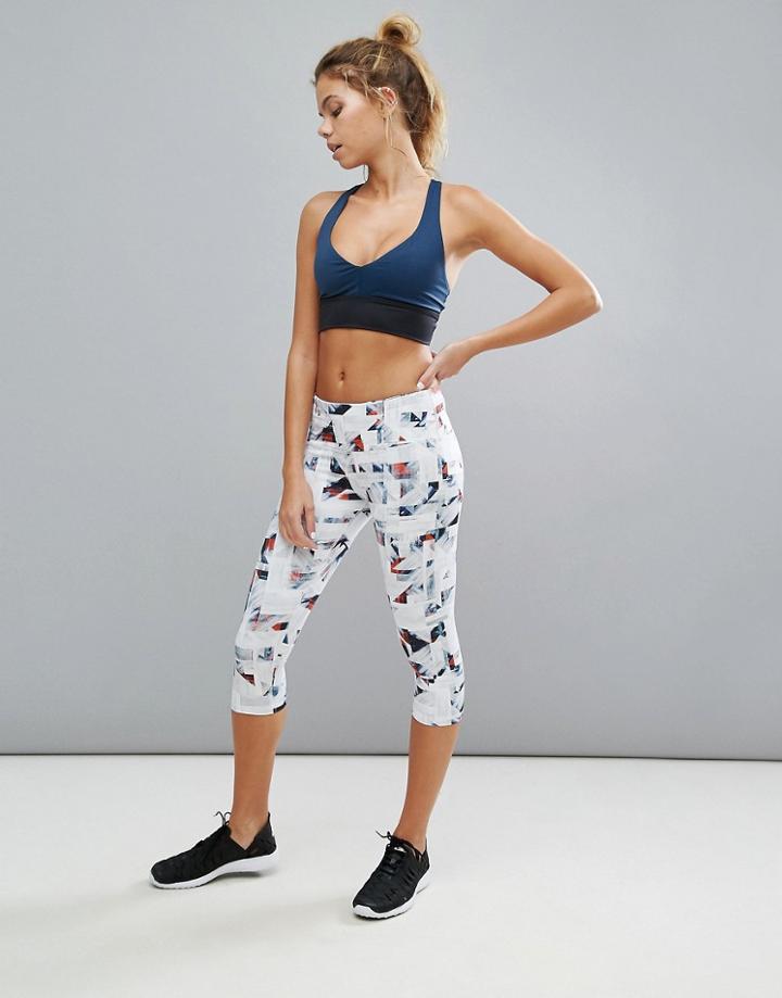 Varley Geo Print Crop Leggings - Multi