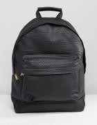 Mi Pac Perforated Backpack Black - Black