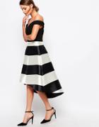 Coast Kate Stripe Dress - Mono