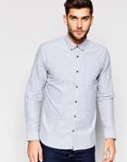 Only & Sons Shirt With Button Down Collar - Gray