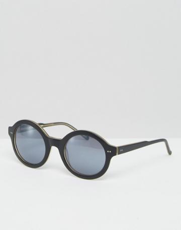 Kaibosh About Round Sunglasses - Black