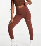 Collusion Branded Legging In Brown