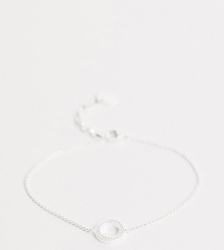 Thomas Sabo Sterling Silver Zirconia Circle Bracelet - Silver