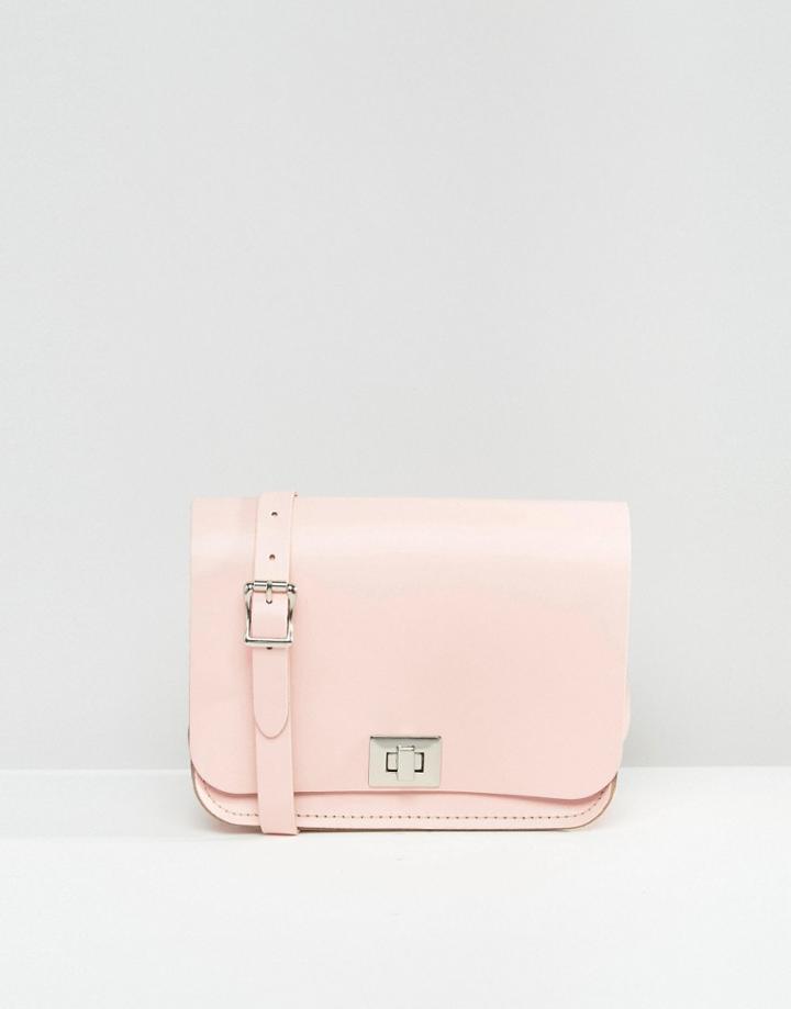 The Leather Satchel Company Pixie Cross Body Bag - Pink