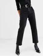 Object Straight Leg Jean In Black