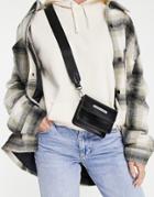 Claudia Canova Crossbody Flap Bag In Black