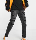 Sixth June Distressed Relaxed Jeans In Gray Wash Exclusive To Asos