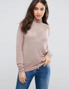 Vila Turtleneck Sweater - Purple