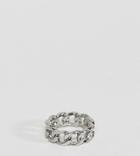 Reclaimed Vintage Inspired Chain Band Ring In Silver Exclusive To Asos - Silver