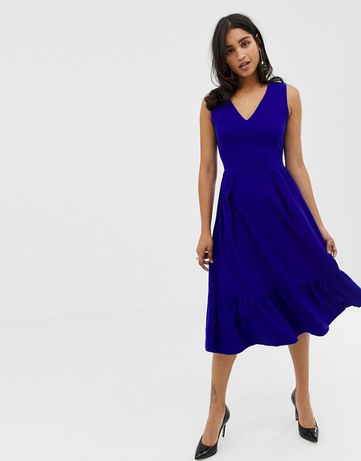 Closet Full Skirt Dress - Blue