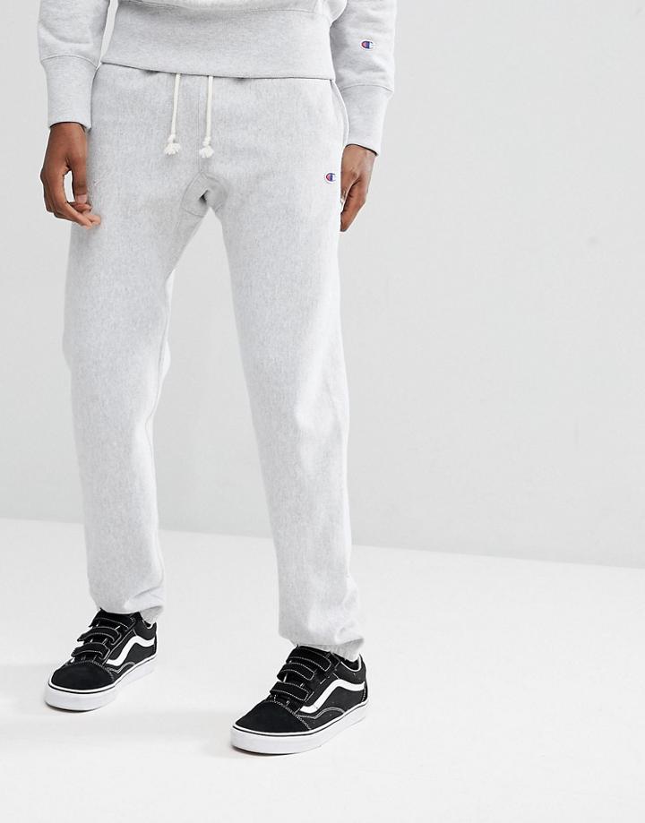 Champion Sweatpants With Small Logo In Gray