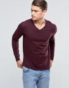 Esprit V-neck Sweater - Red