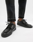 T.u.k Vegan Ezc Round Toe Sneakers - Black