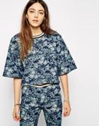 Native Rose Mavericks Storm Top In Islander Print - Multi