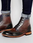 Ted Baker Sealls Brogue Boots - Black