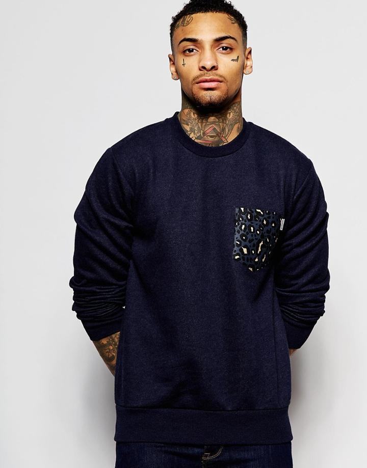 Carhartt Wip Eaton Pocket Sweatshirt - Navy